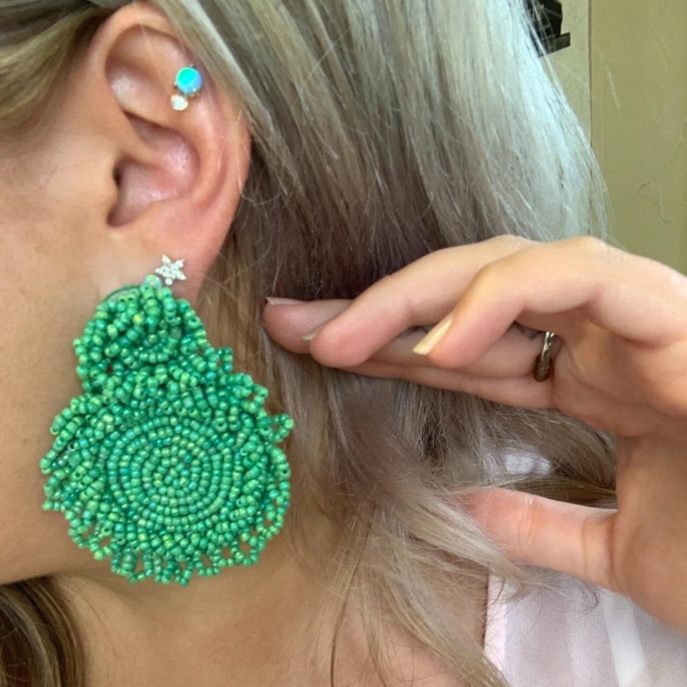 New - Bohemian Beaded Drop Earrings